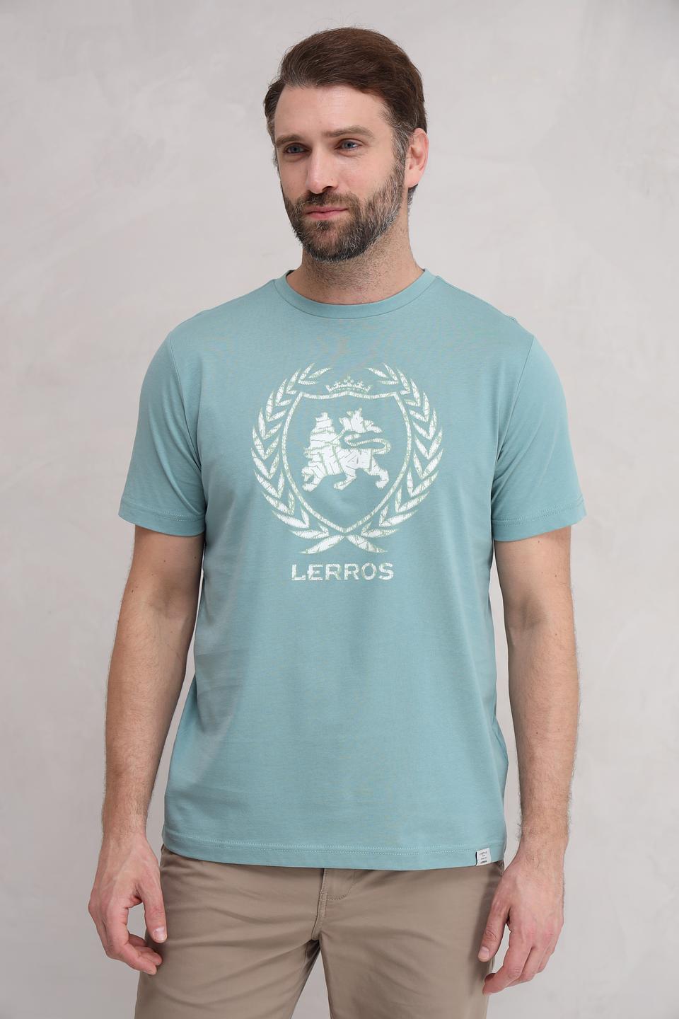 Футболка Lerros с логотипом мятный