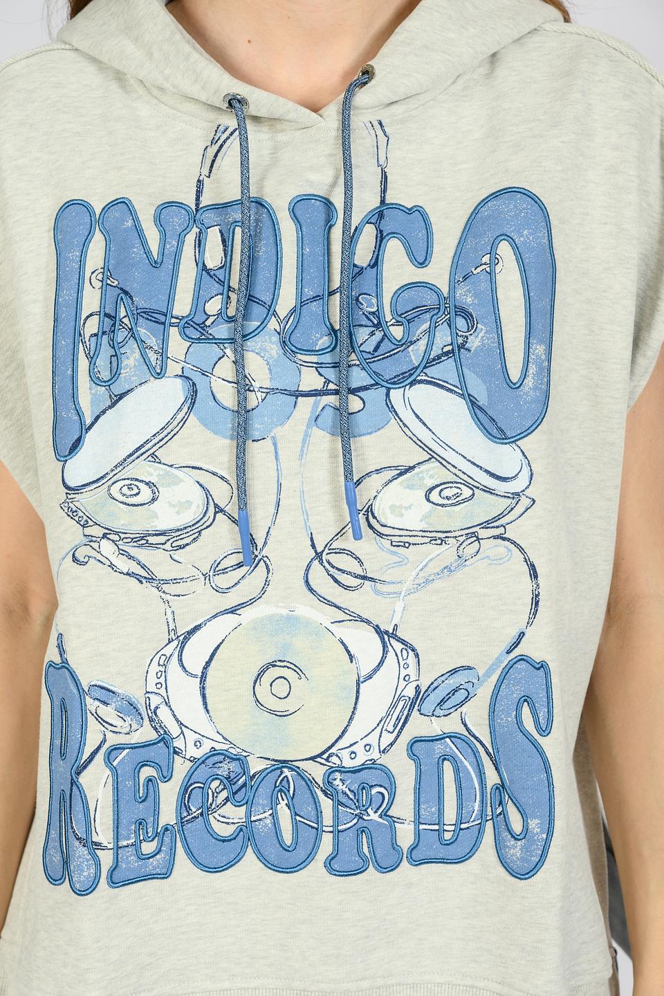 Футболка Boss Orange с принтом серая