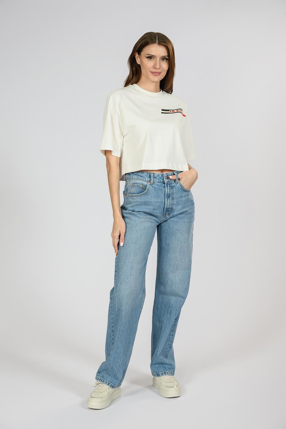 Джинсы Hugo широкого кроя голубые