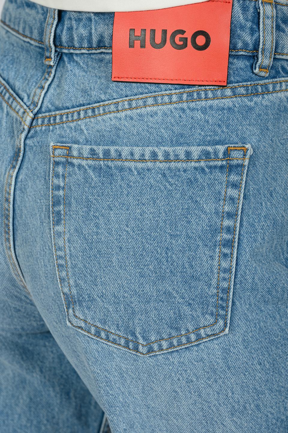 Джинсы Hugo широкого кроя голубые