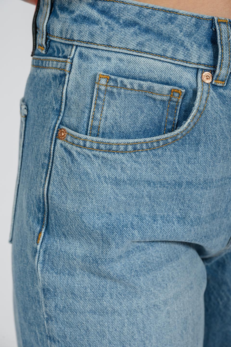 Джинсы Hugo широкого кроя голубые