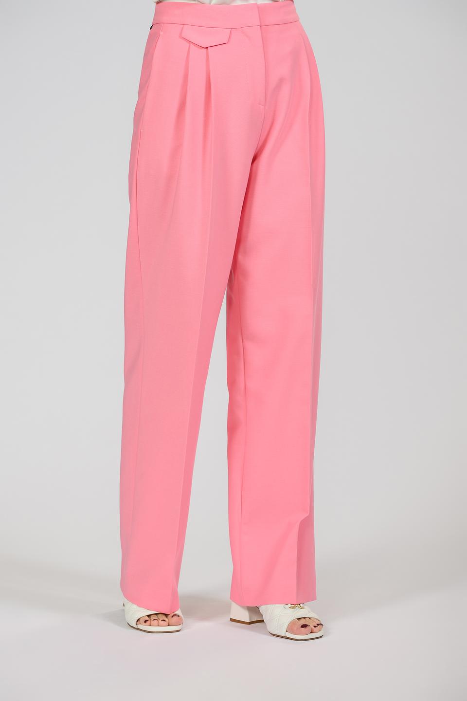 Брюки Hugo жен. розовые палаццо