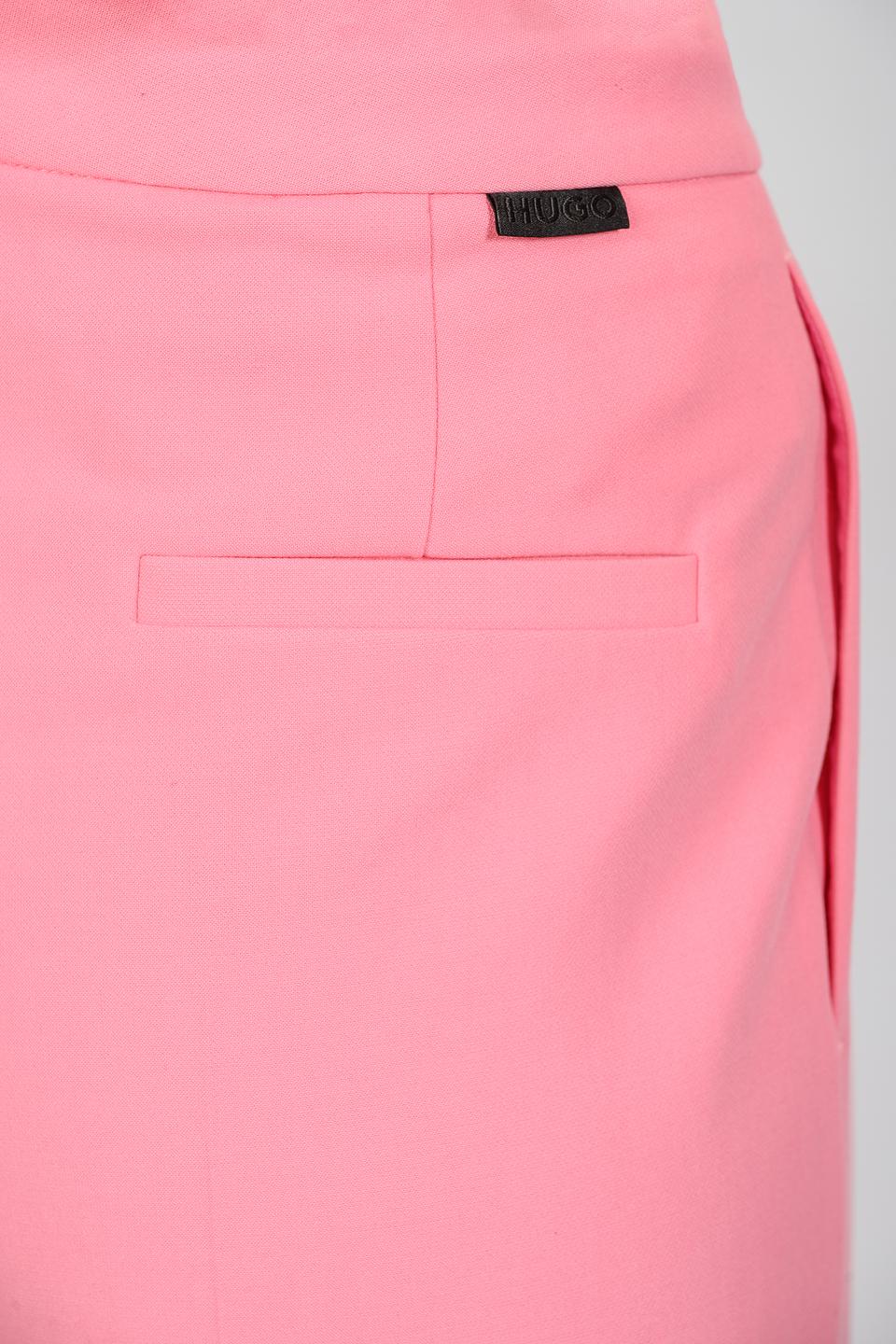 Брюки Hugo жен. розовые палаццо