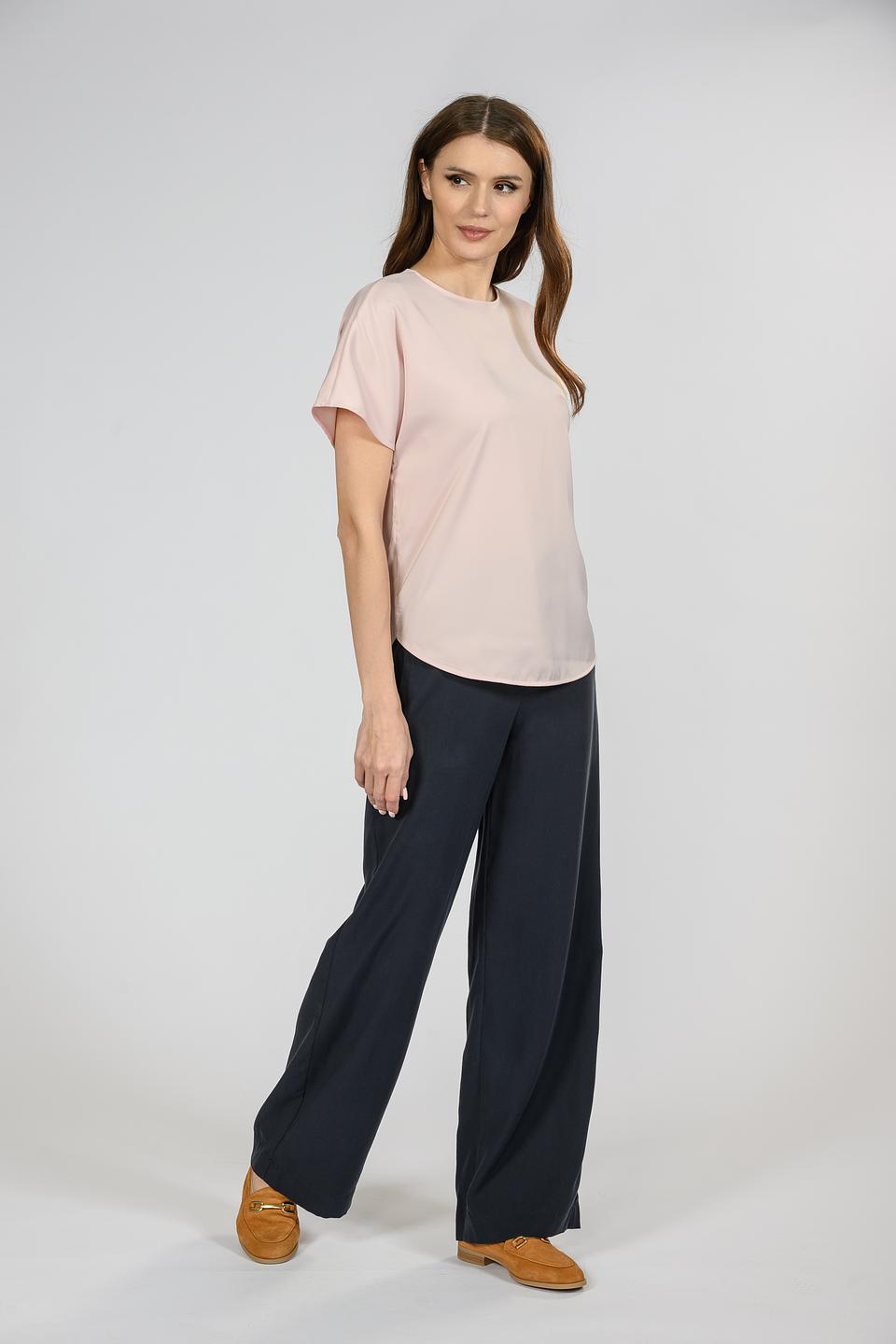 Блуза Emka женская розовая с коротким рукавом