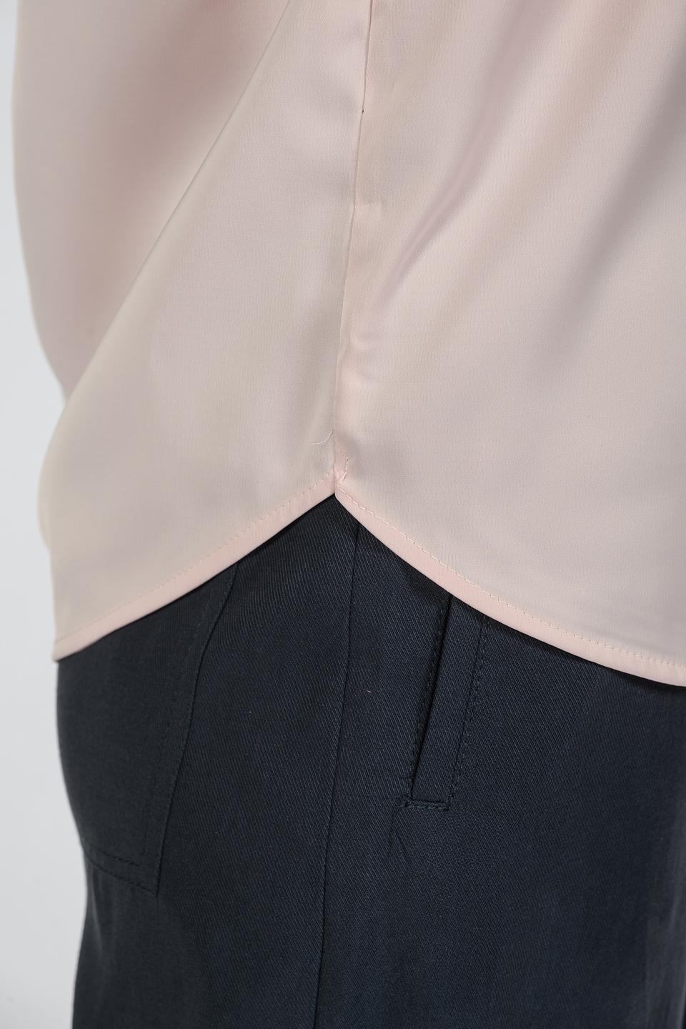 Блуза Emka женская розовая с коротким рукавом