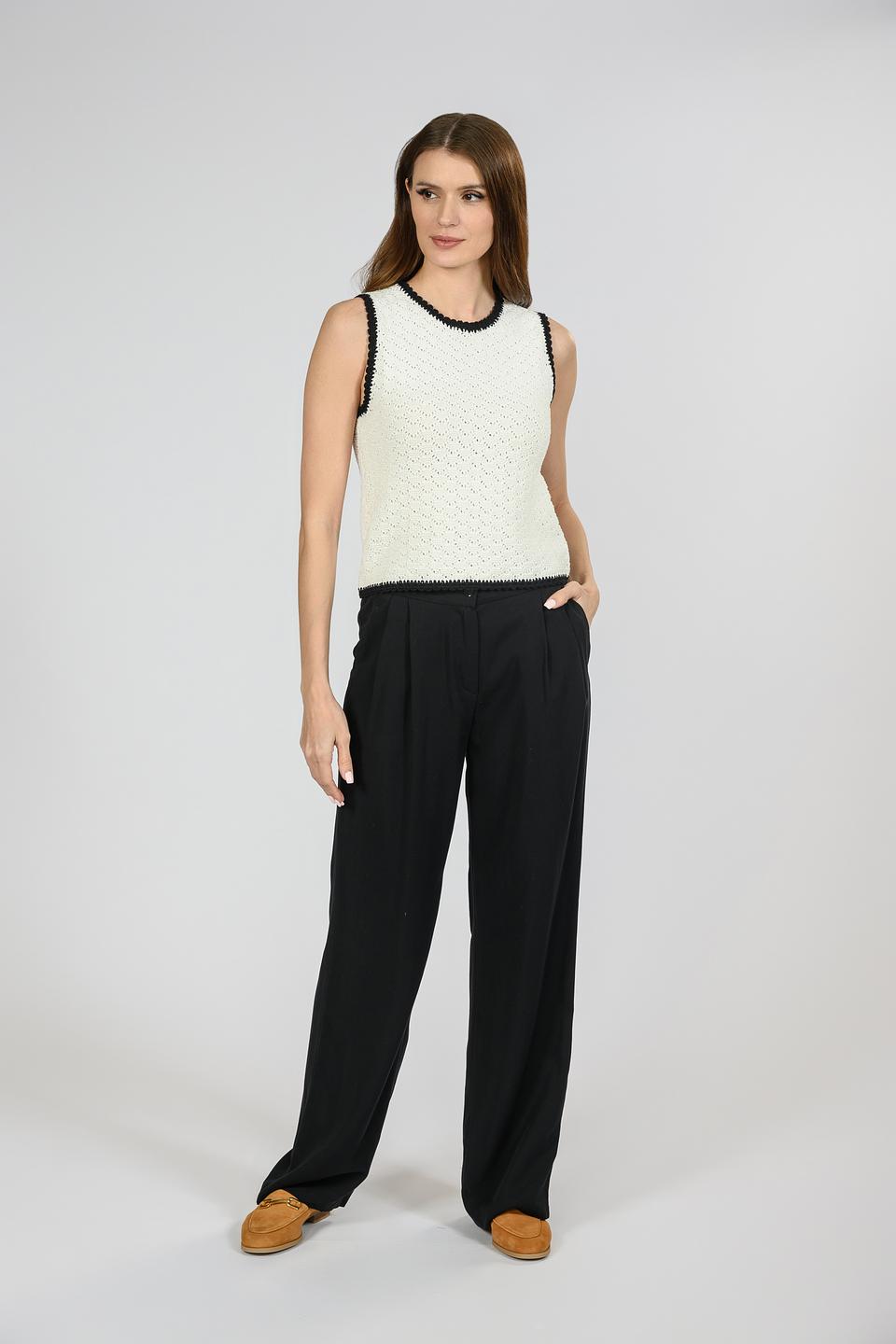 Блуза Emka женская ажурная белая