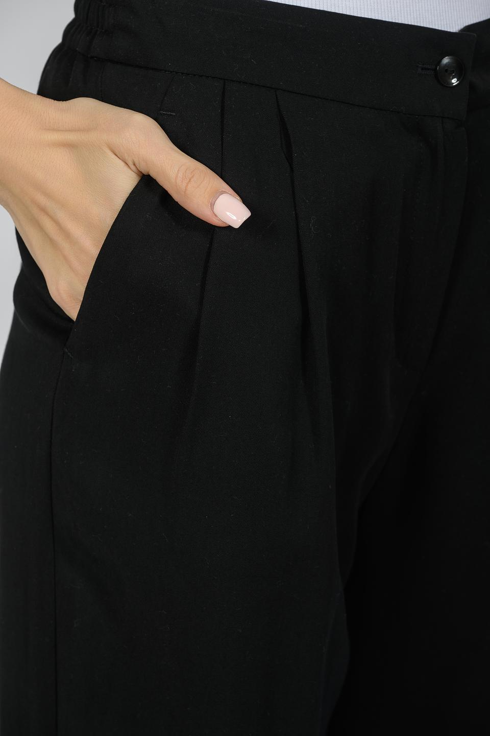 Брюки Emka палаццо чёрные