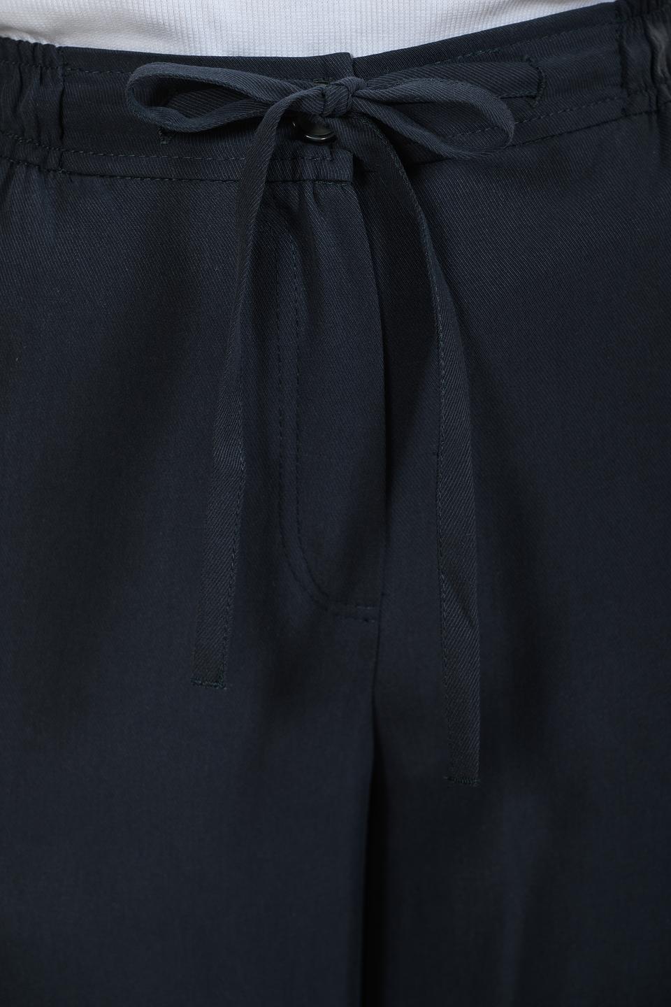 Брюки Emka палаццо тёмно-синие