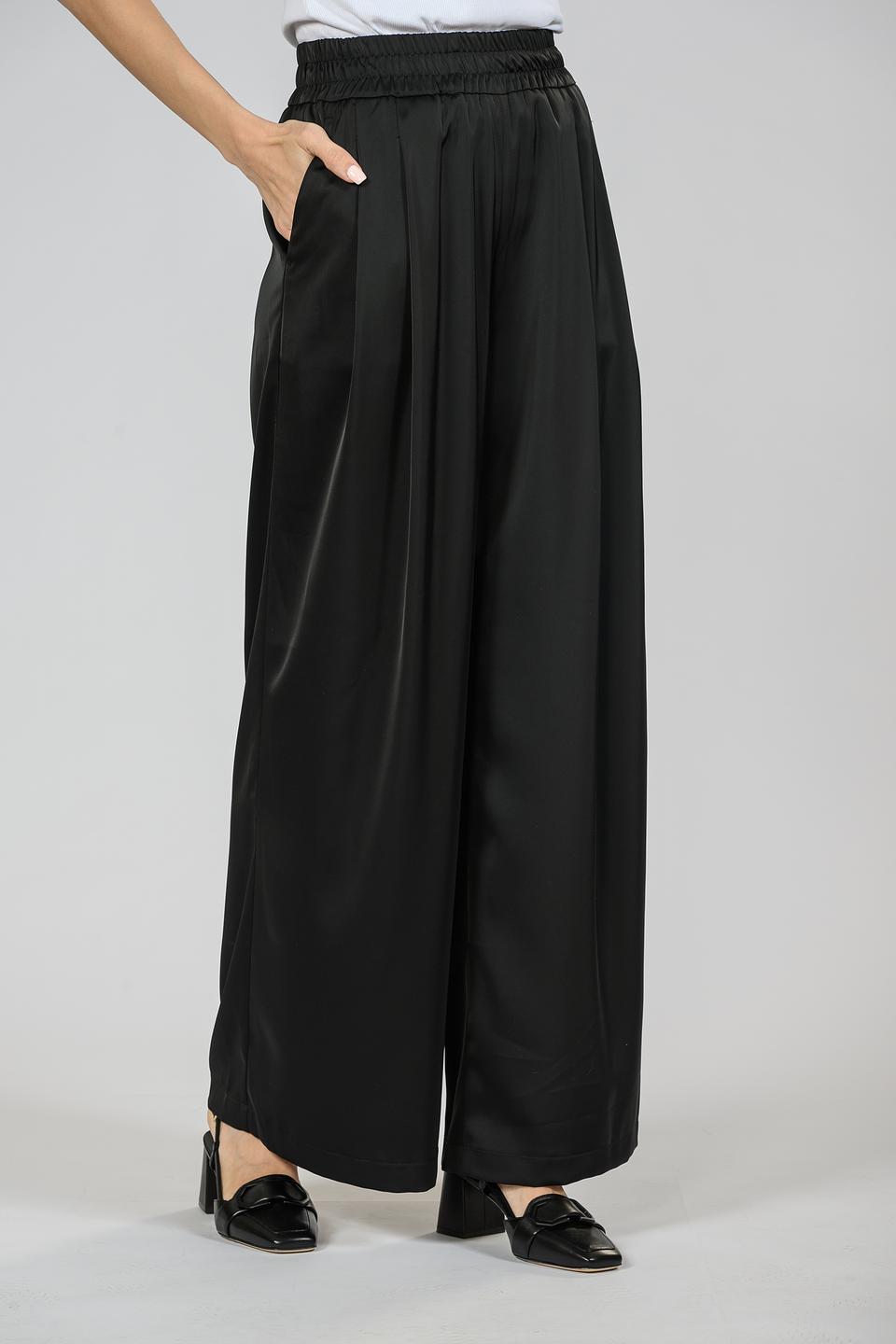 Брюки Emka палаццо чёрные