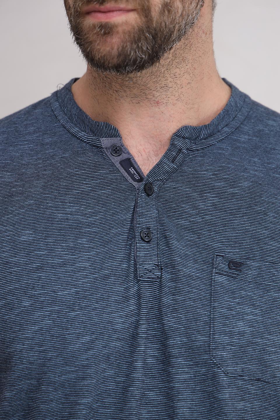 Футболка Casa Moda с планкой синяя