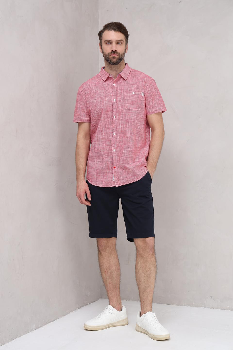 Рубашка кр Time Zone в клетку