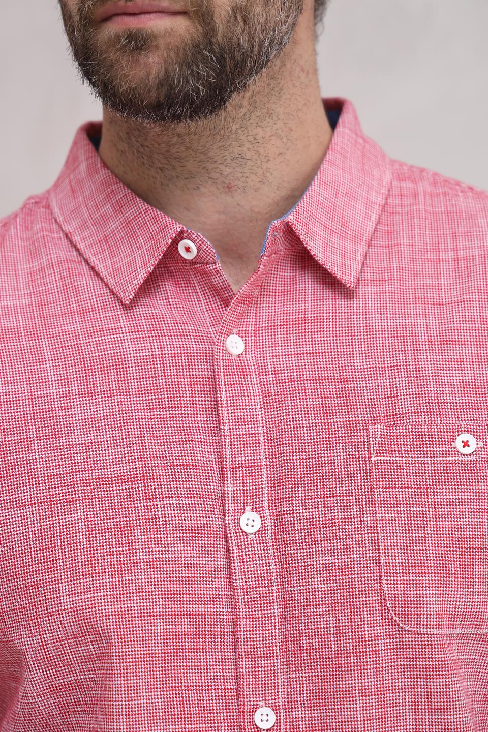 Рубашка кр Time Zone в клетку