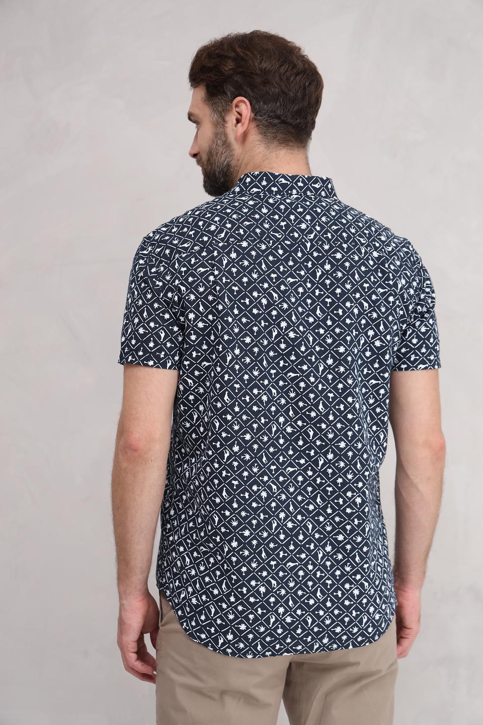 Рубашка кр Time Zone с принтом