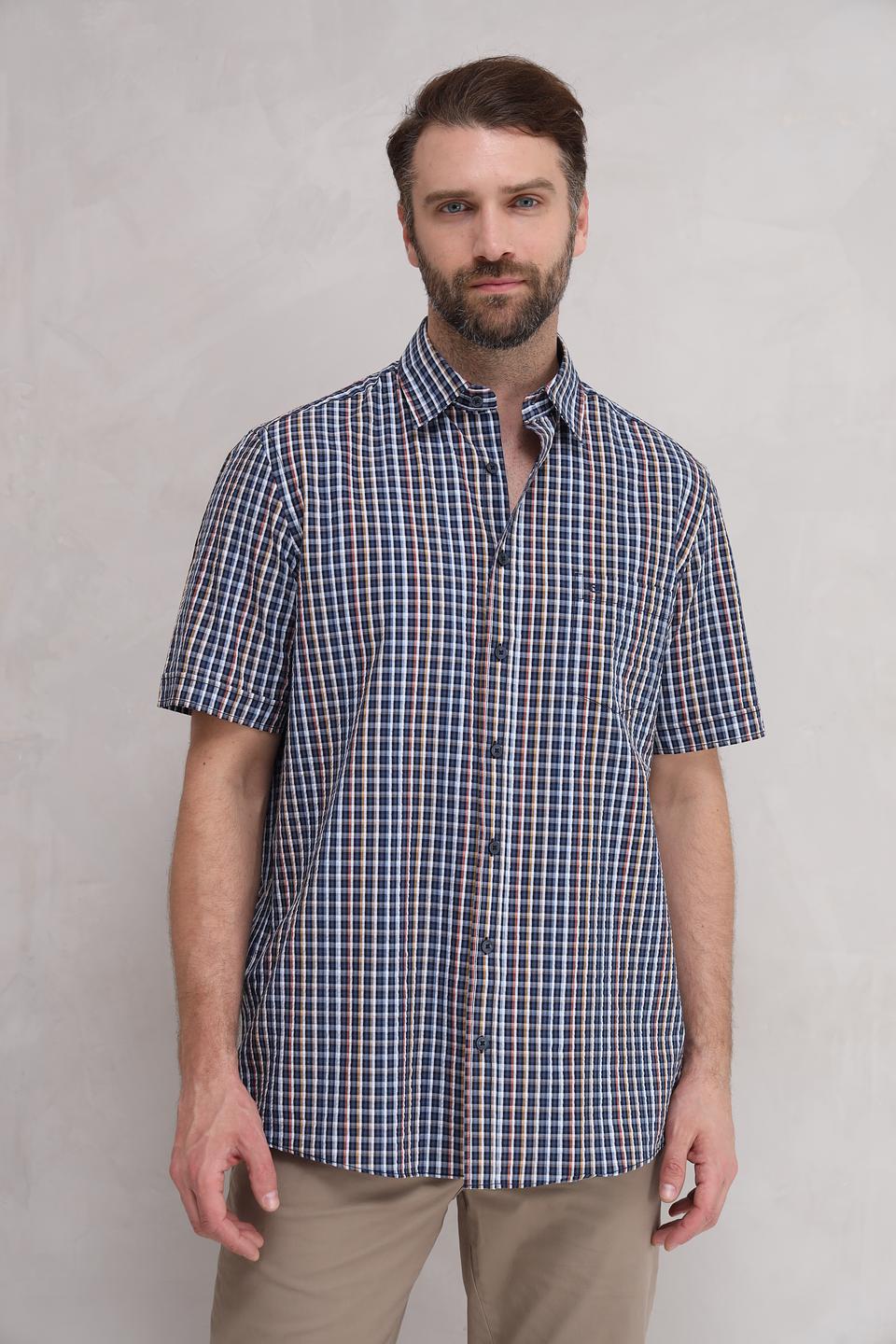 Рубашка кр Casa Moda в клетку