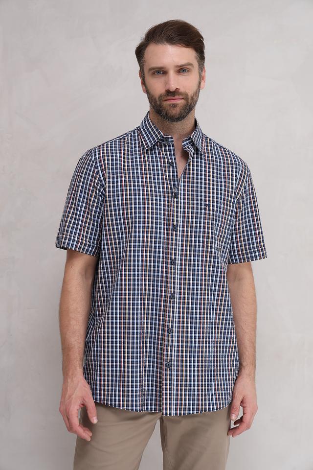 Рубашка кр Casa Moda в клетку