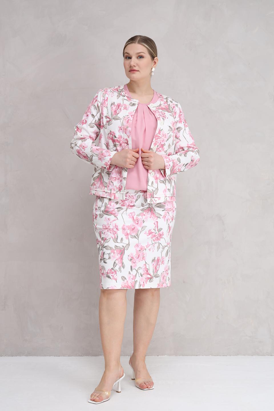 Юбка Frank Walder с цветочным принтом