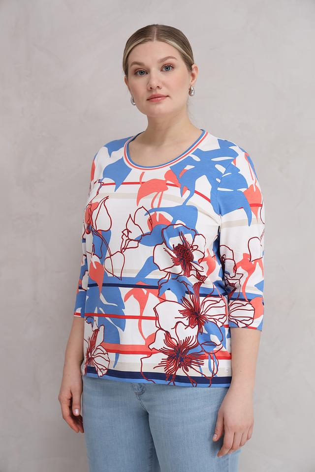 Футболка Olsen с цветочным принтом