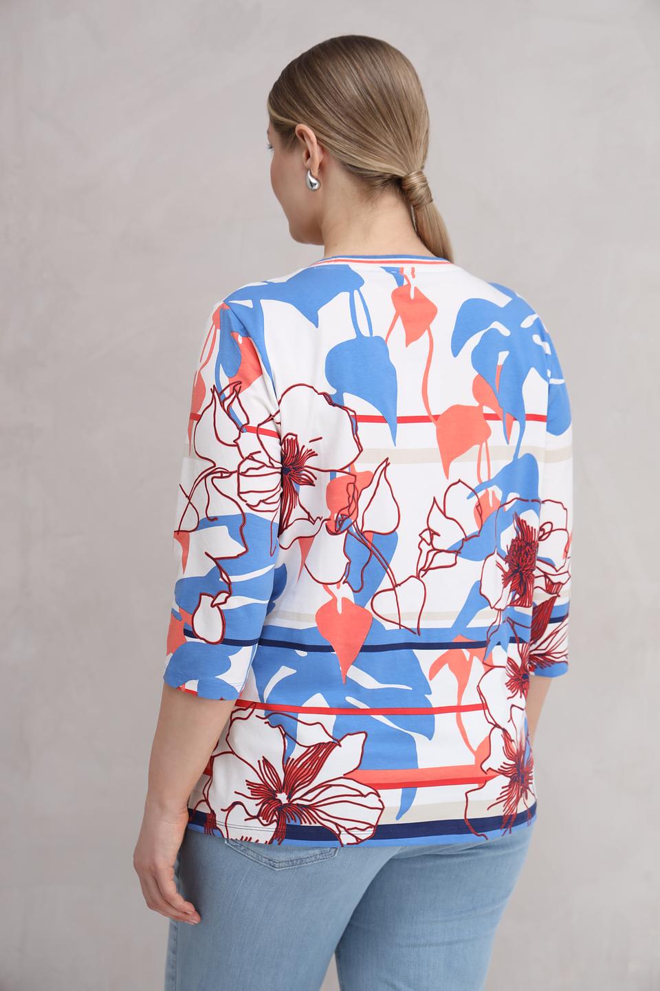 Футболка Olsen с цветочным принтом