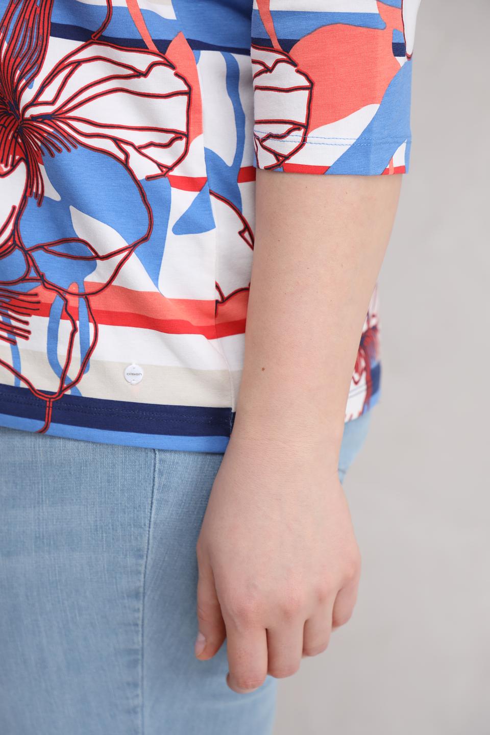 Футболка Olsen с цветочным принтом