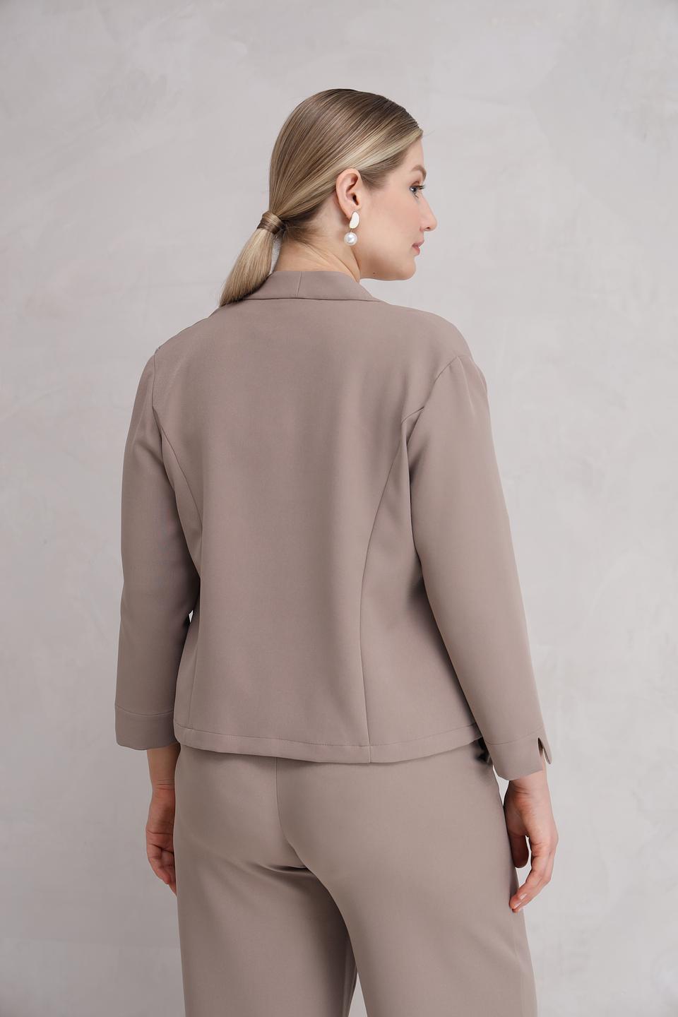 Жакет Frank Walder приталенный бежевый