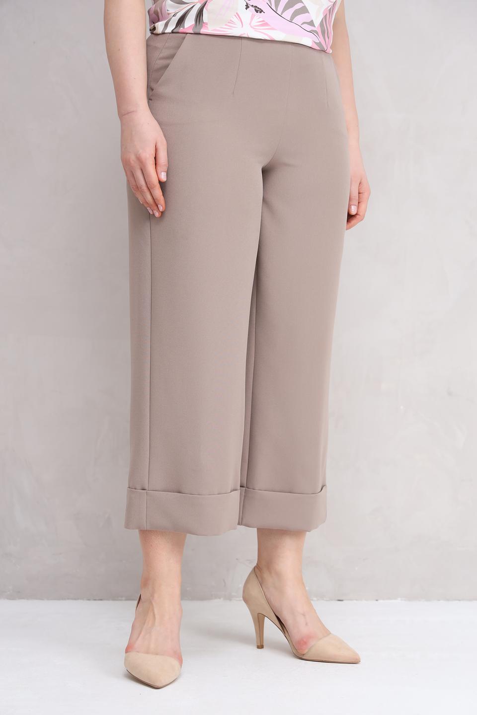 Брюки кюлоты Frank Walder бежевые