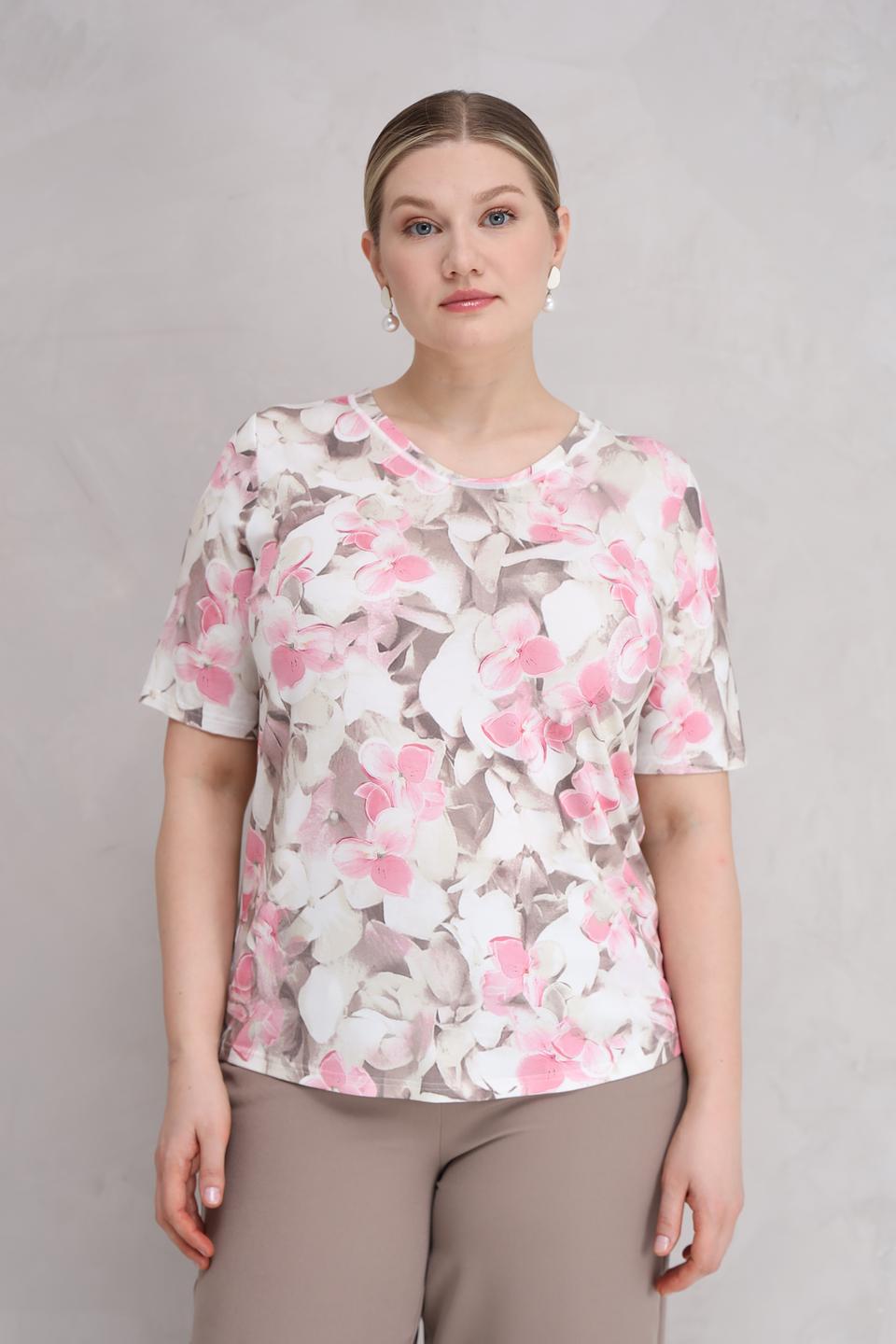 Футболка Frank Walder с цветочным принтом