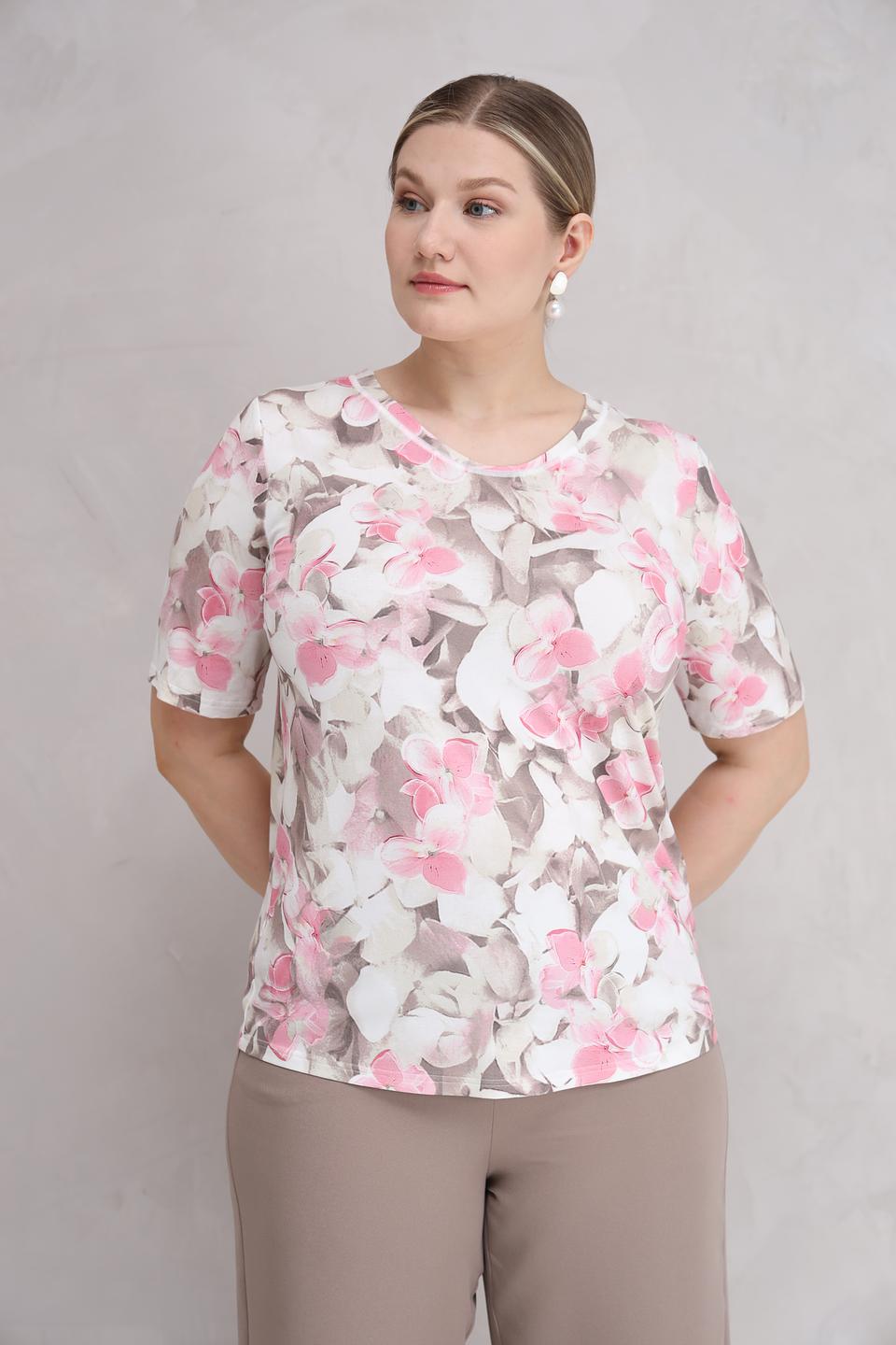 Футболка Frank Walder с цветочным принтом