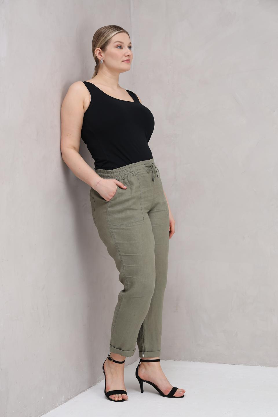 Топ Olsen базовый чёрный