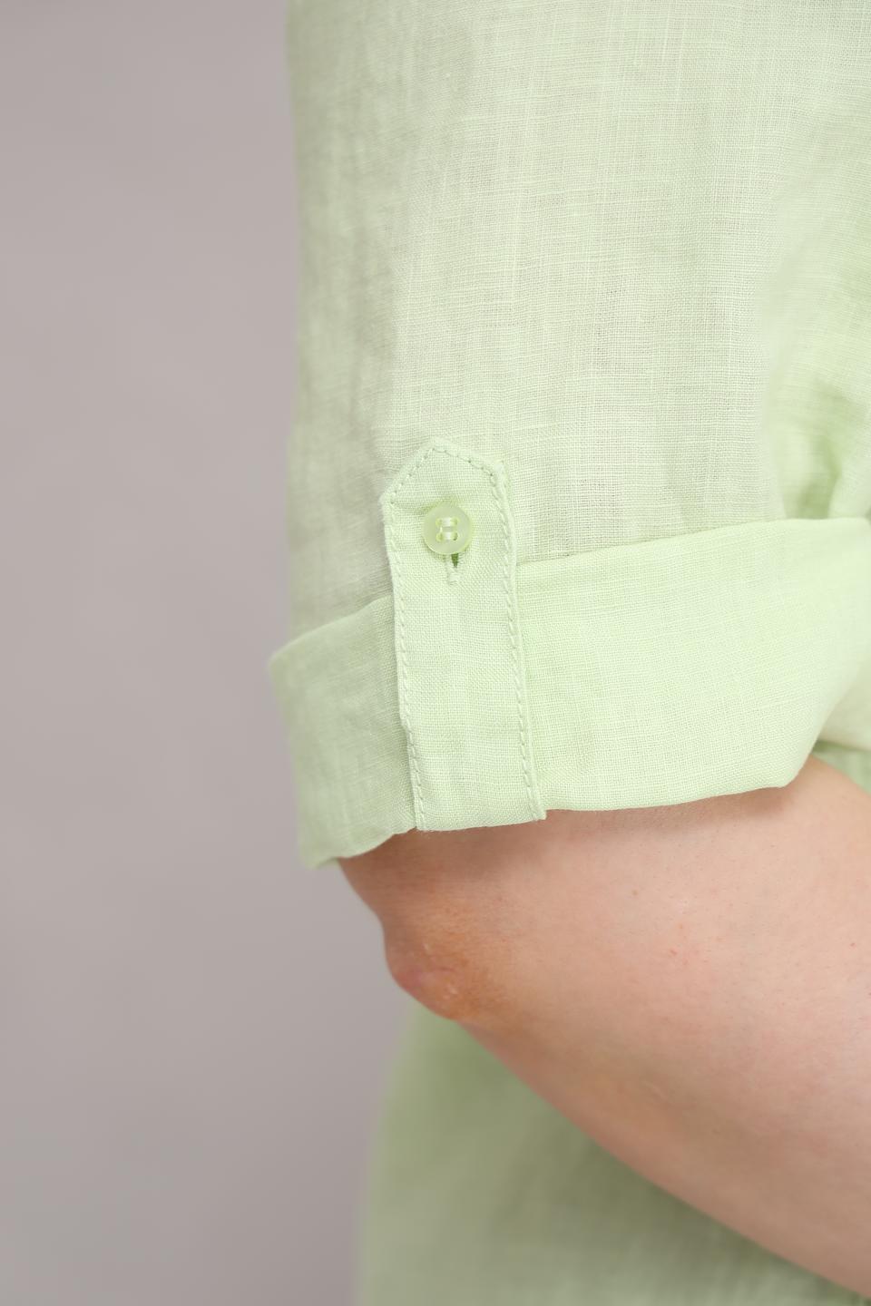 Рубашка Olsen из льна лайм