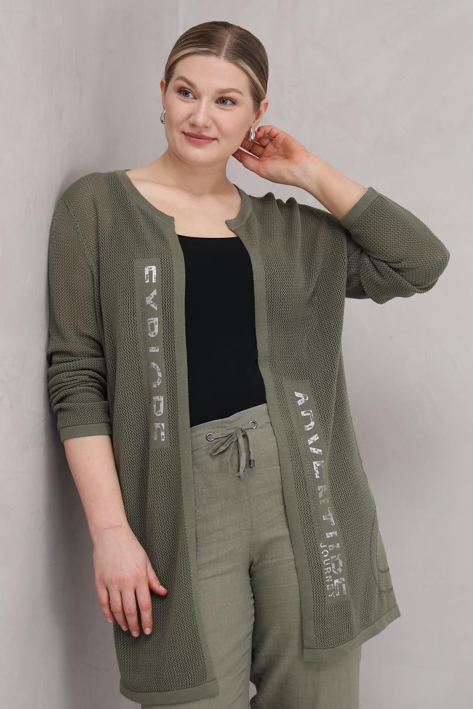 Жакет Rabe collection оливковый