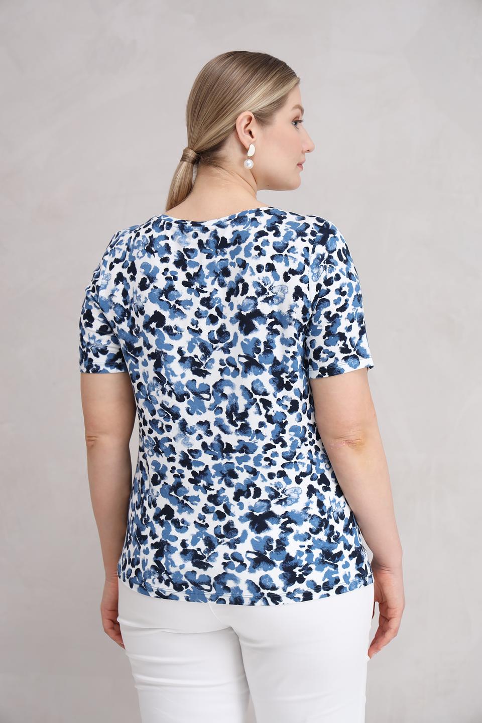 Футболка Barbara Lebek с цветочным принтом