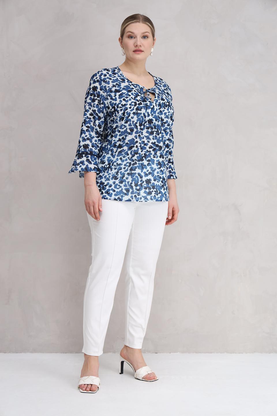 Блуза Lebek с принтом