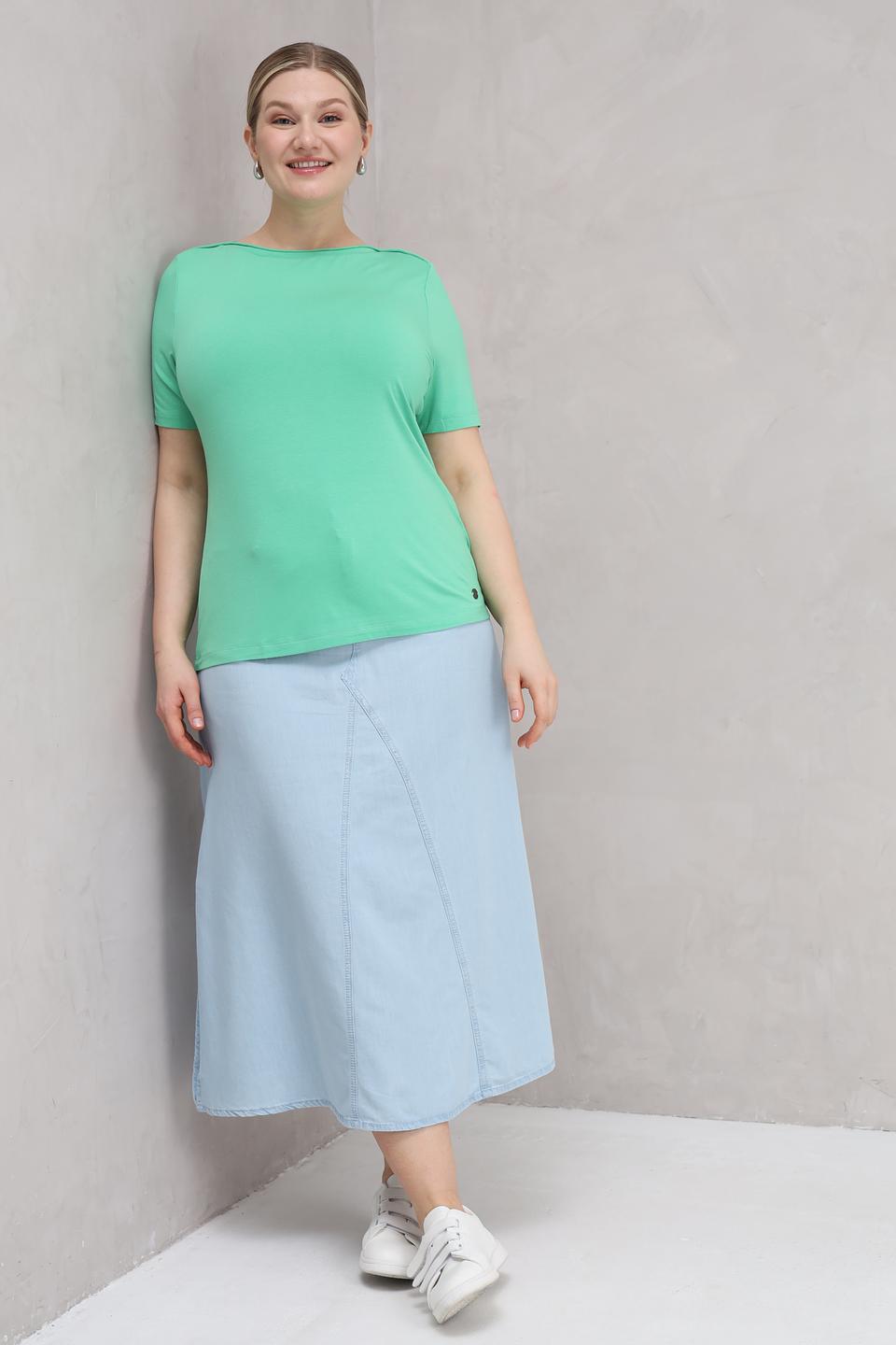 Футболка Lebek мятная