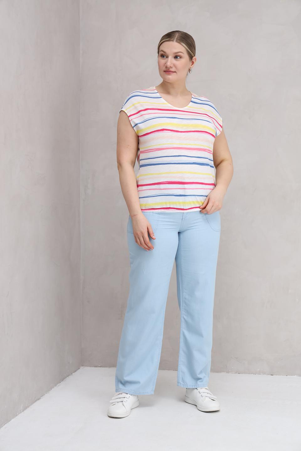 Брюки Lebek палаццо голубые