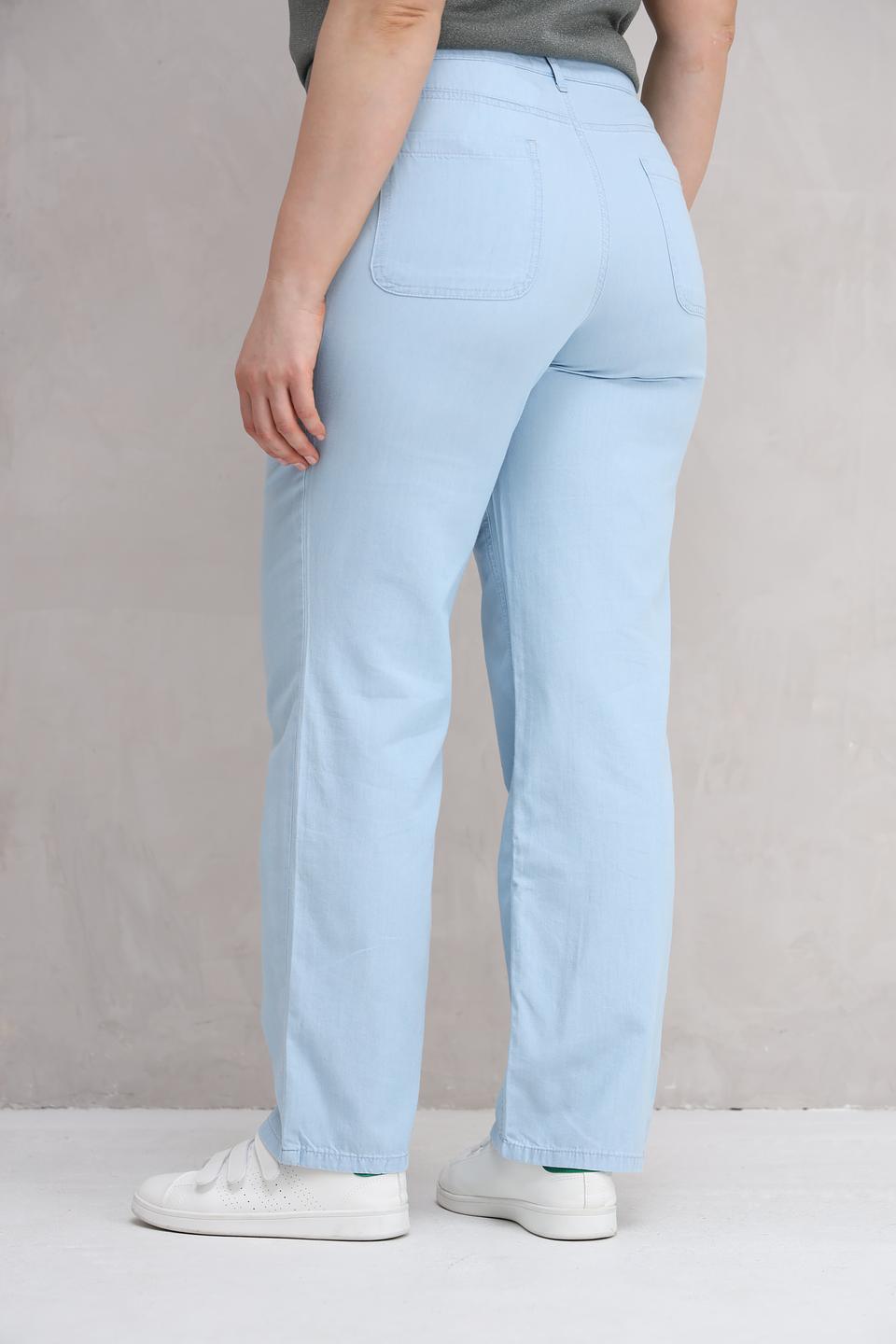 Брюки Lebek палаццо голубые