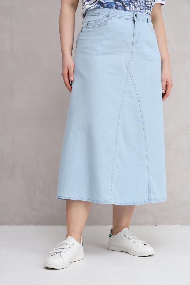 Юбка Barbara Lebek голубая