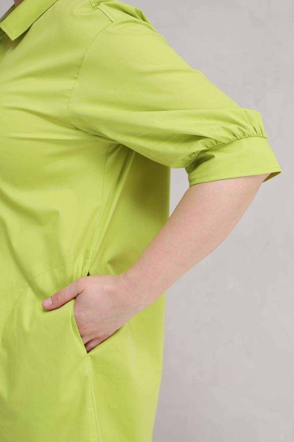Платье-рубашка Lecomte лайм
