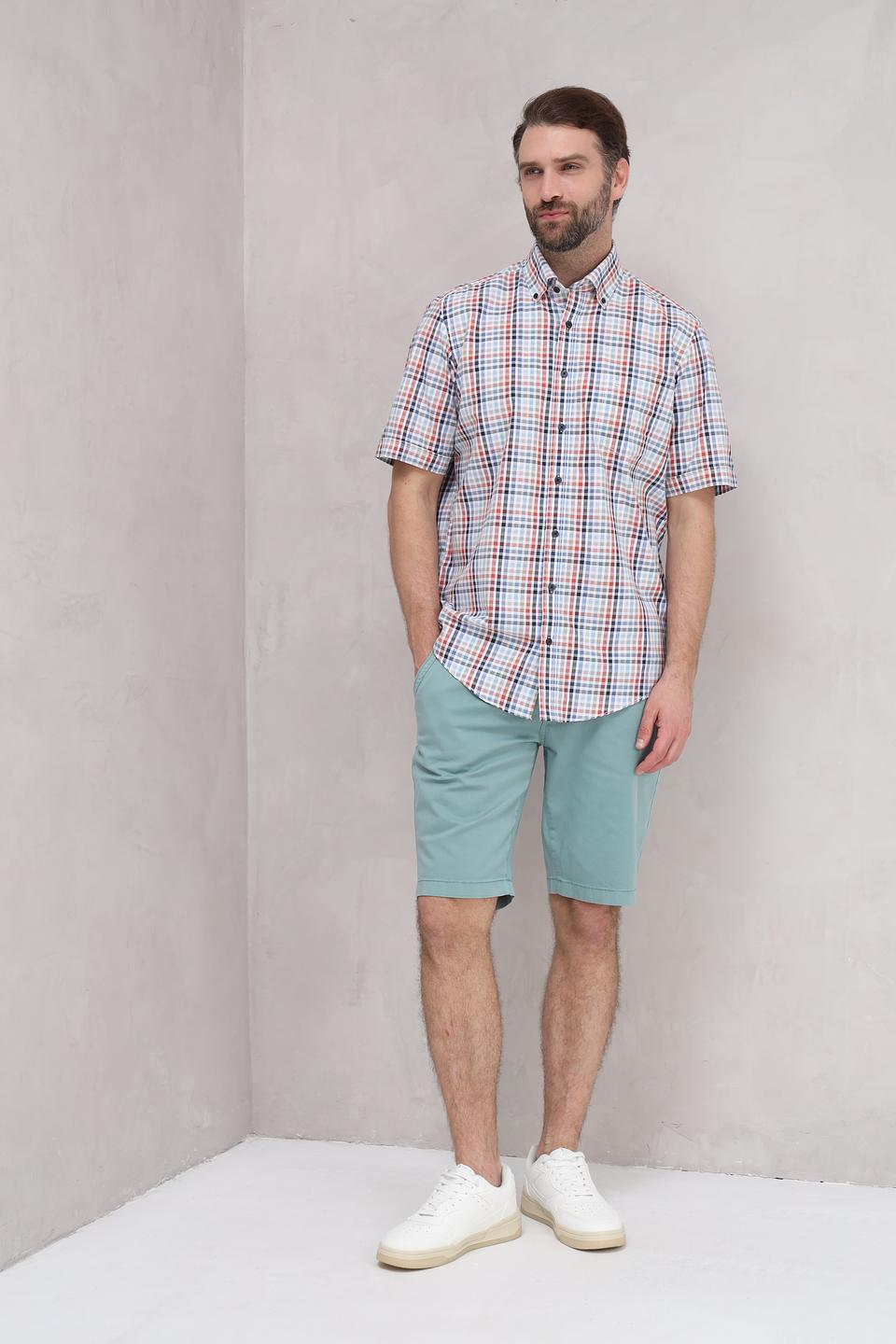 Рубашка кр Casa Moda в клетку