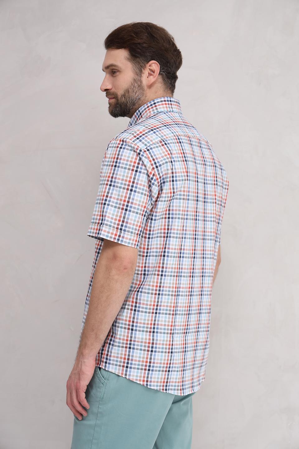 Рубашка кр Casa Moda в клетку