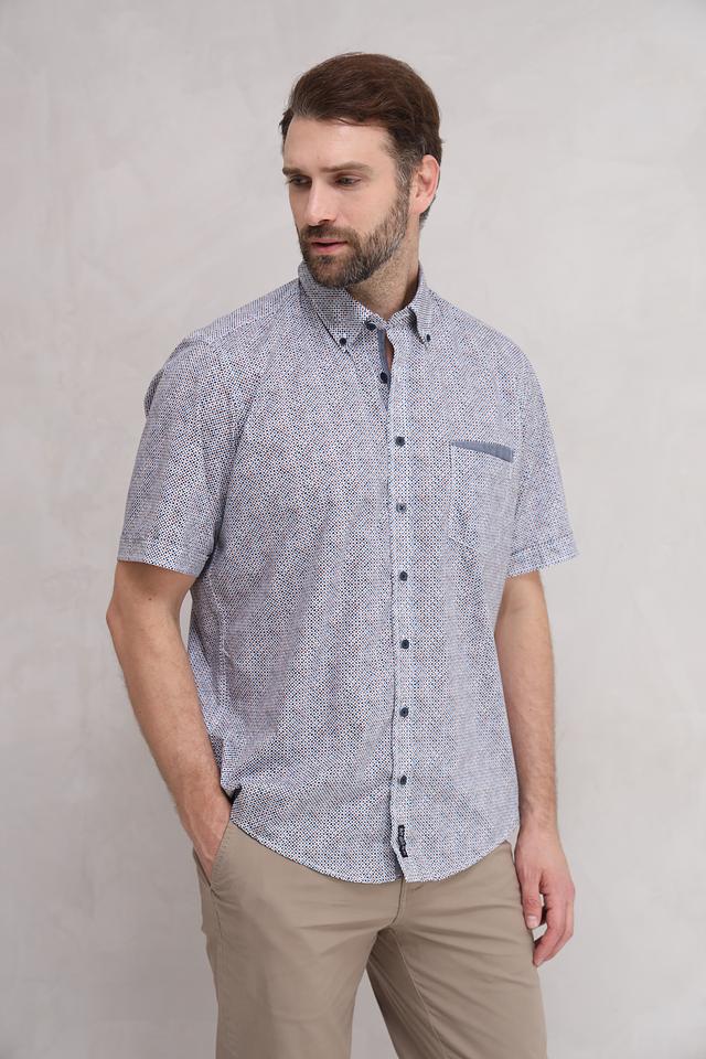 Рубашка кр Casa Moda с принтом