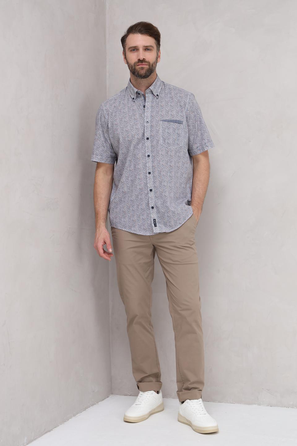 Рубашка кр Casa Moda с принтом