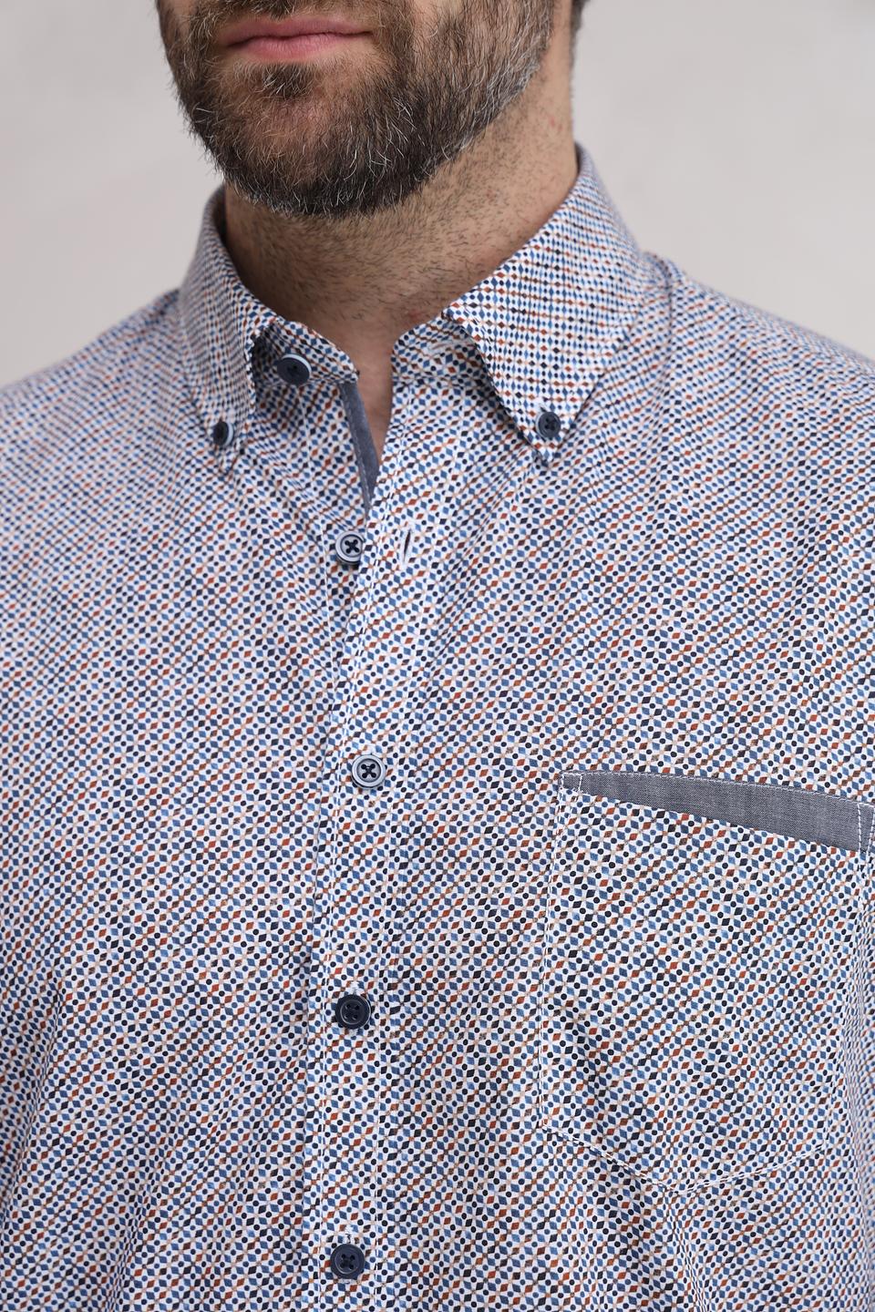 Рубашка кр Casa Moda с принтом