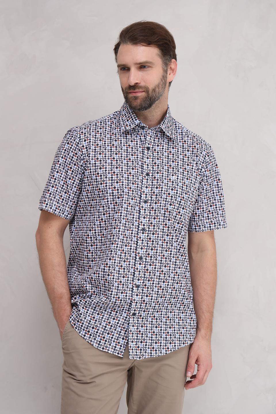 Рубашка кр Casa Moda с принтом