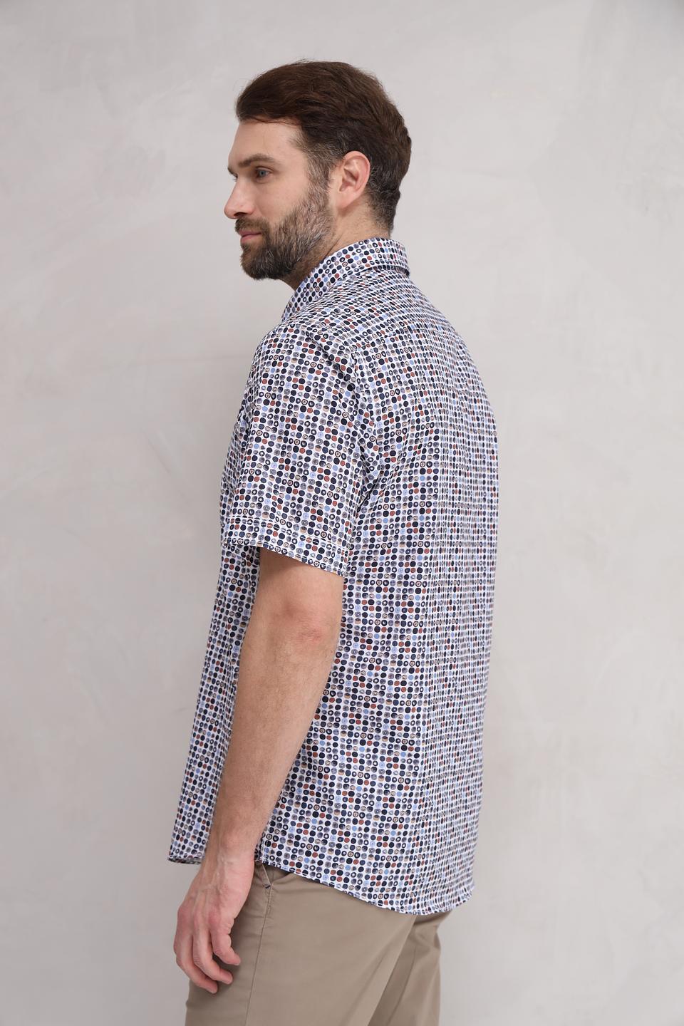 Рубашка кр Casa Moda с принтом