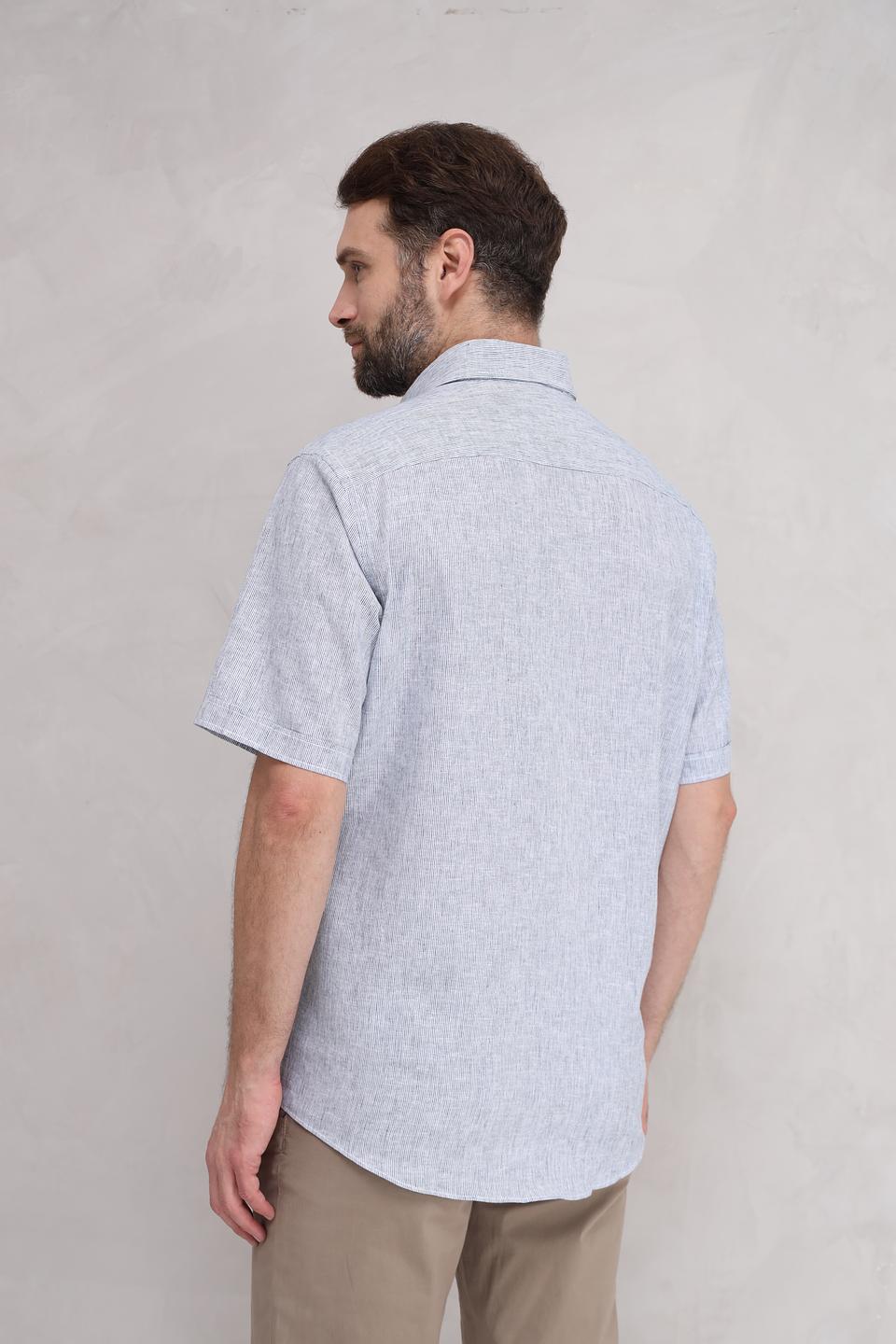 Рубашка кр Casa Moda голубая