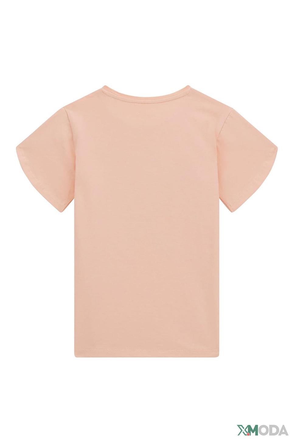 Футболка Guess с логотипом, персиковая