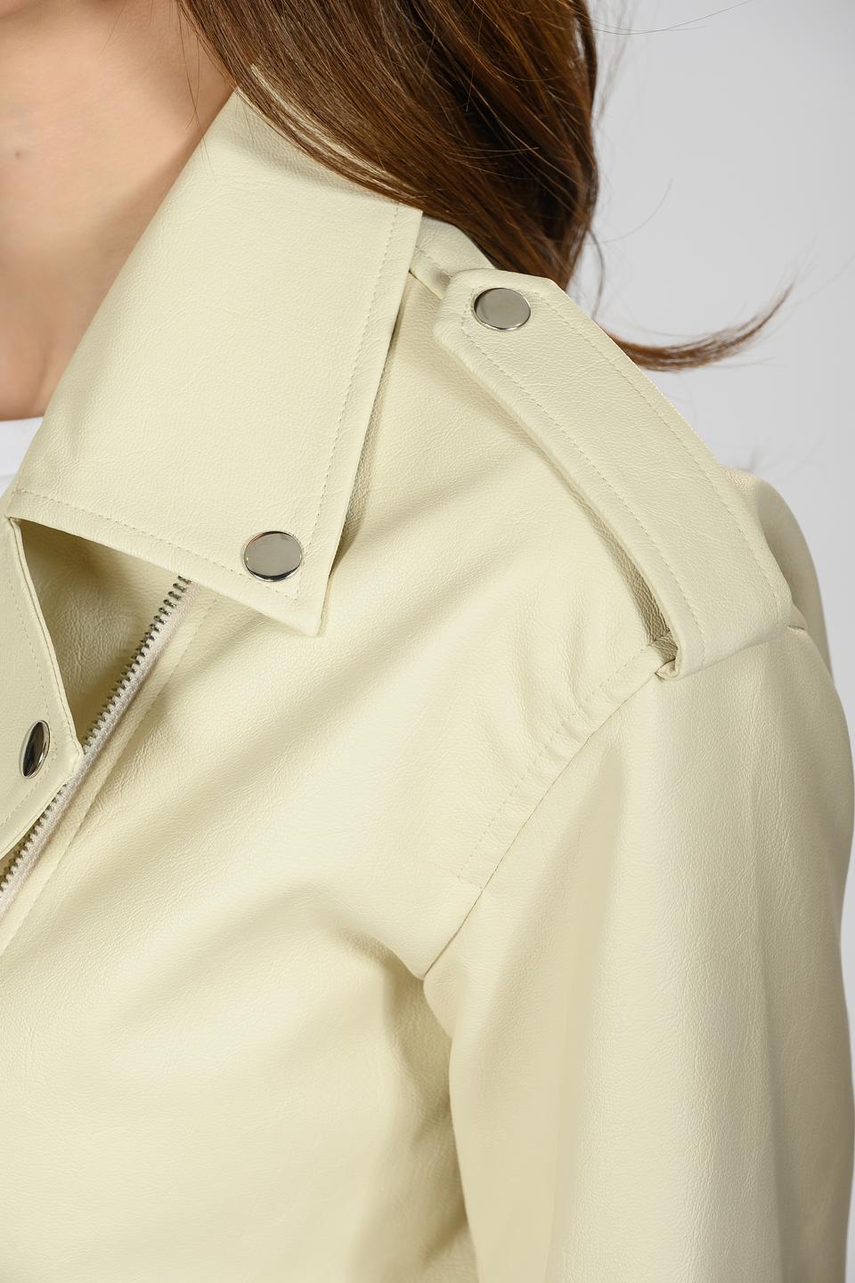 Куртка Emka косуха молочная