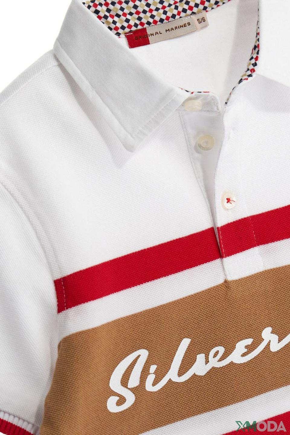 Поло Original Marines Silverbird белый