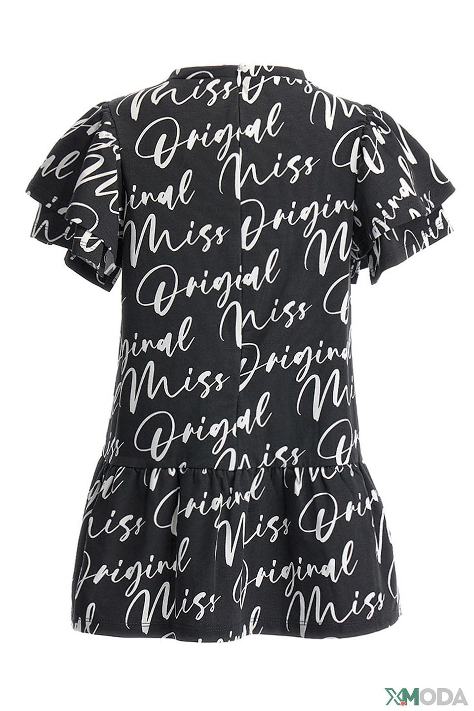 Платье Original Marines с принтом черное