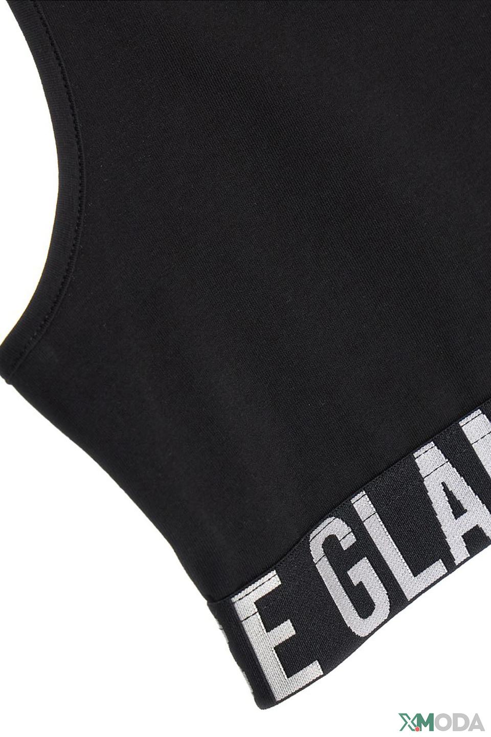 Топ Original Marines чёрный с логотипом